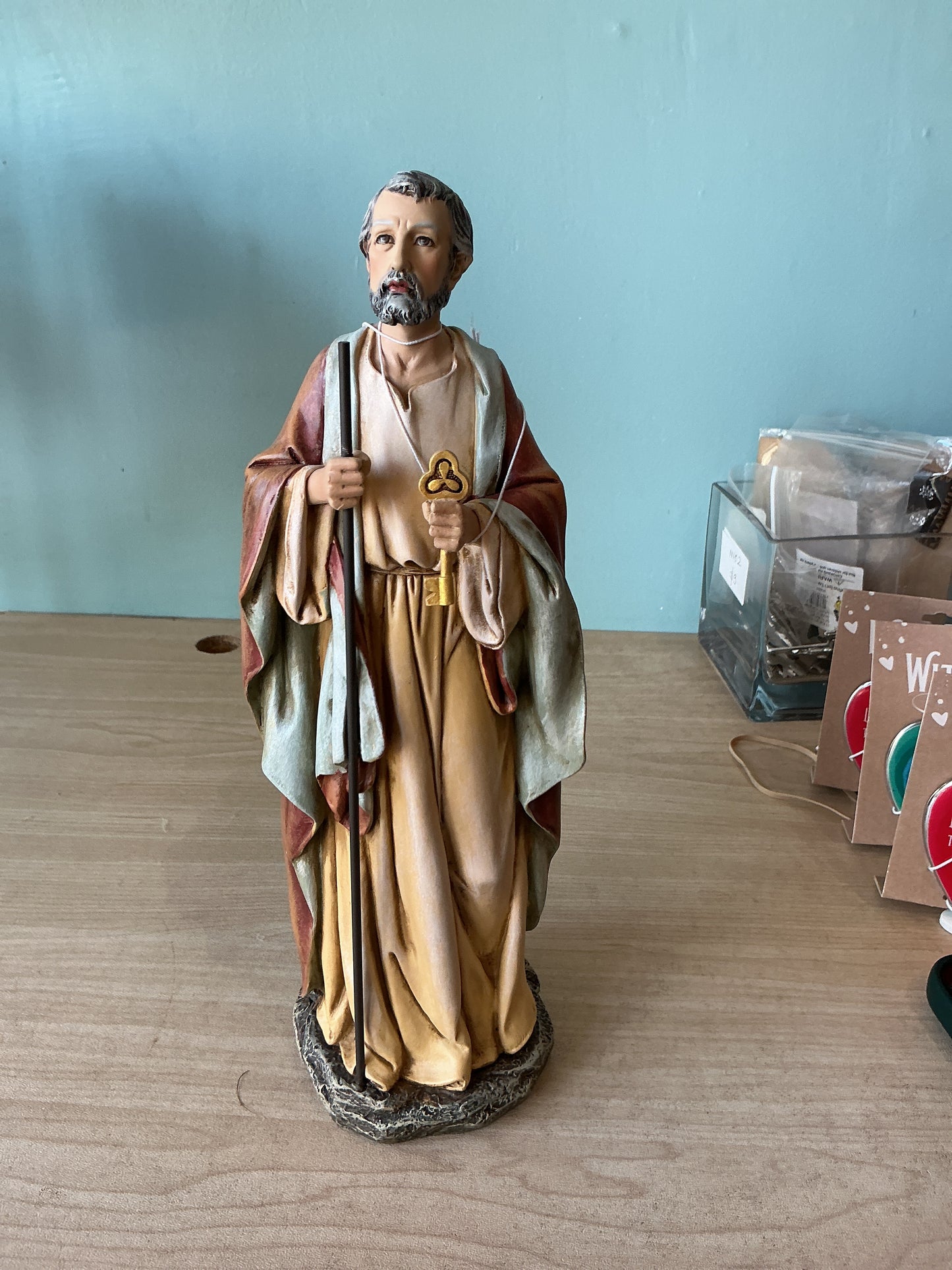 St. Peter With Keys Figure 10.5"H
