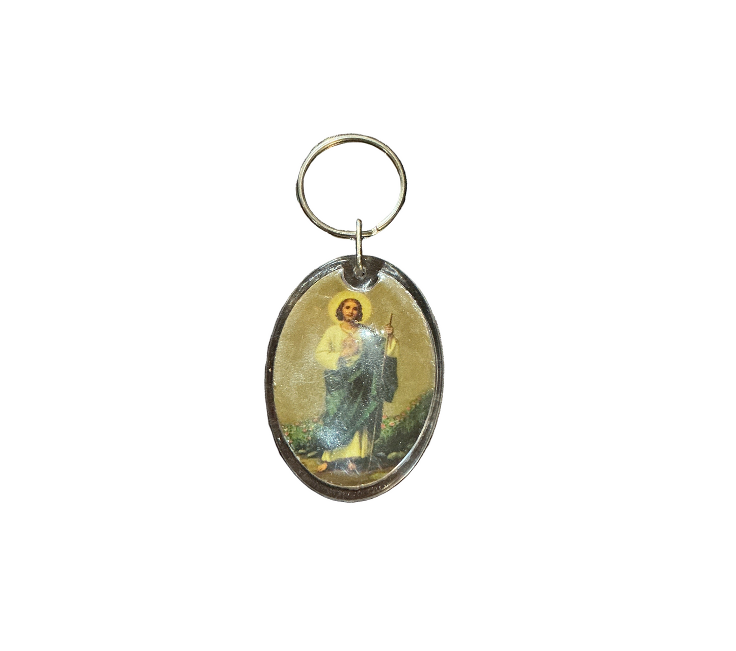 Llavero de Guadalupe y San Judas
