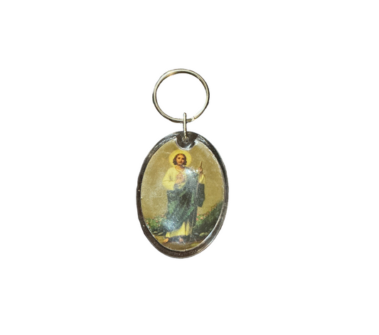 Llavero de Guadalupe y San Judas