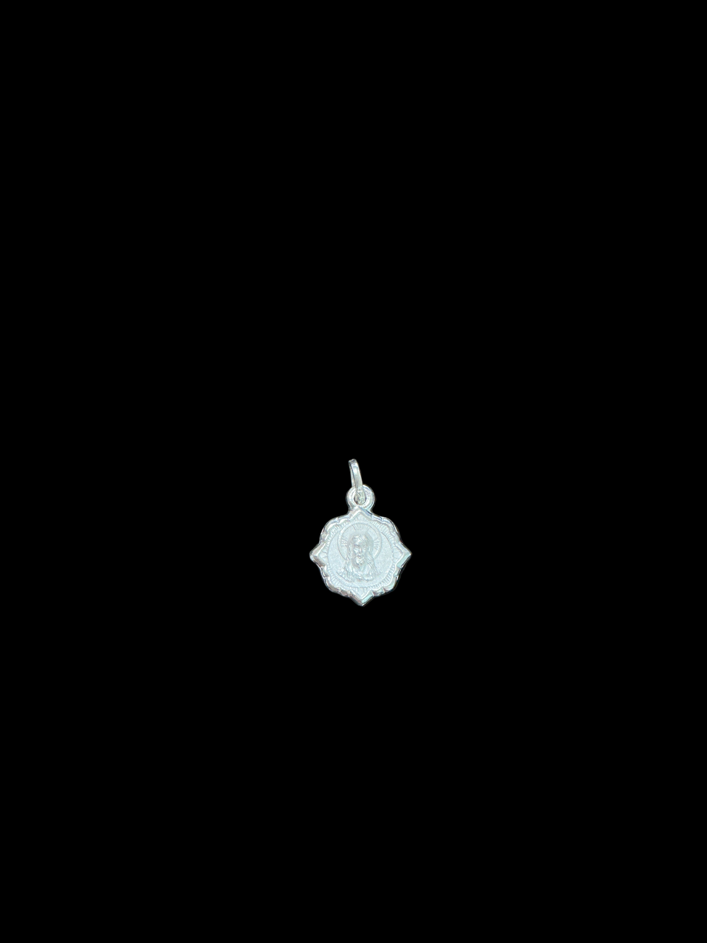 Virgen de Guadalupea and Jesus Silver Medal  0.62 inc