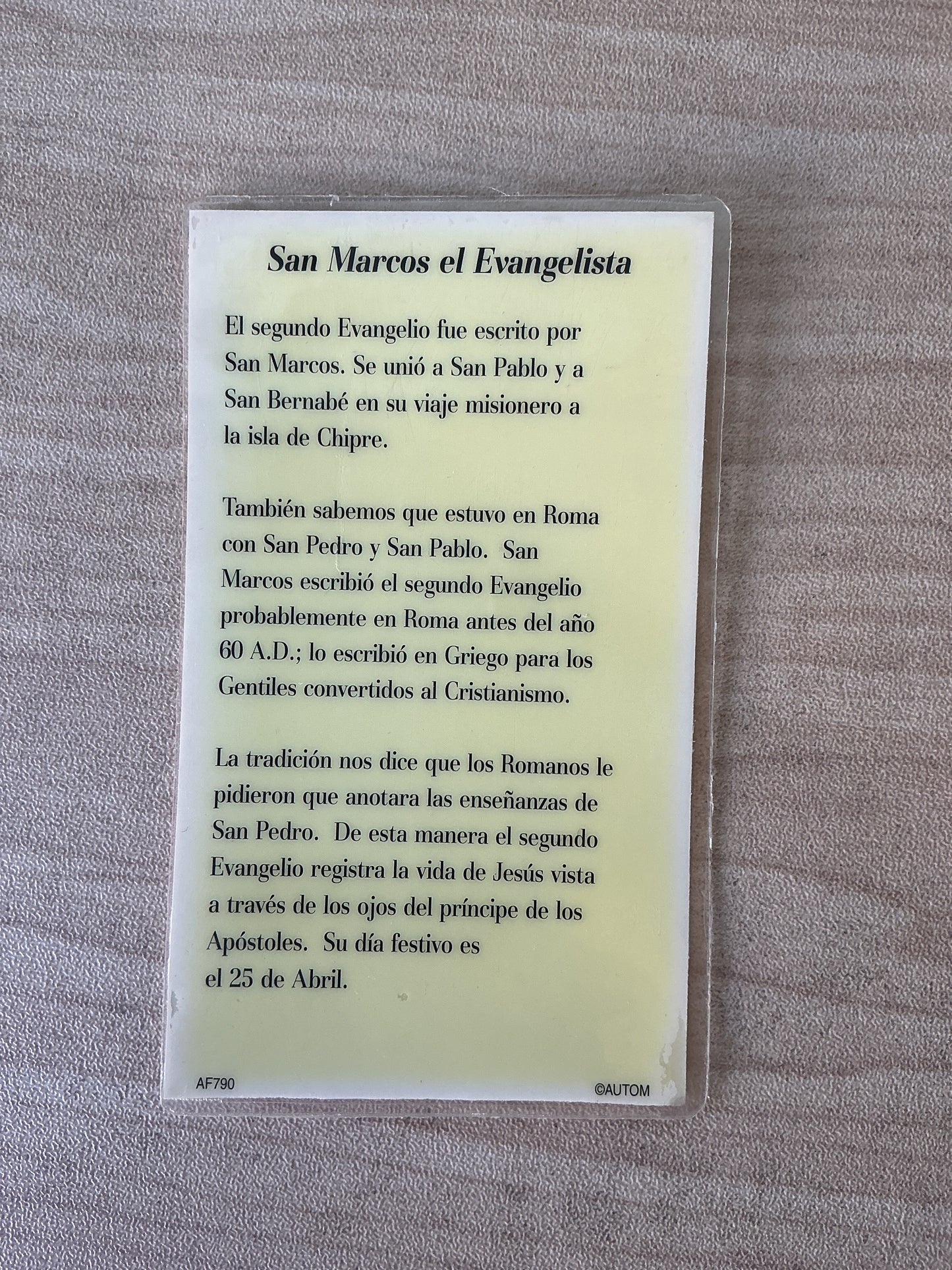San Marcos el Evangelista