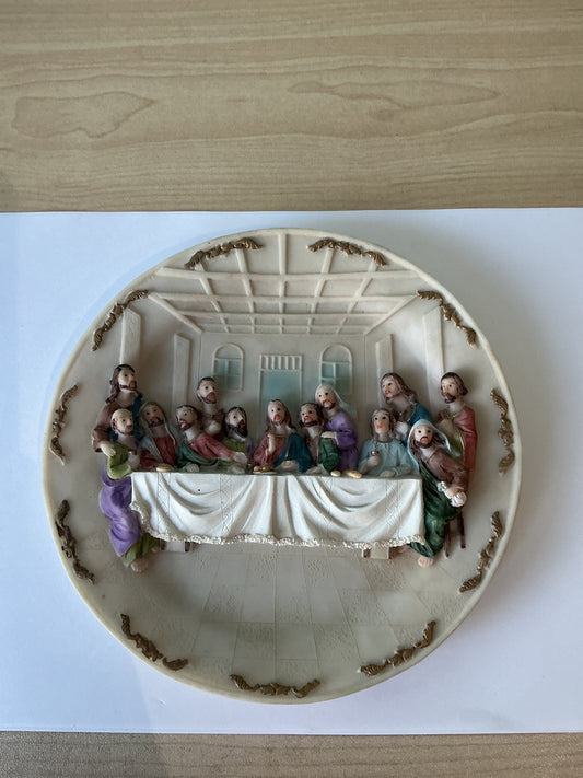 Last Supper Round With Stand