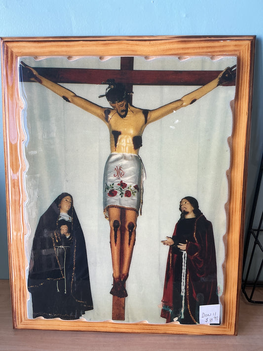 Picture Wood Frame - Cristo Crucificado
