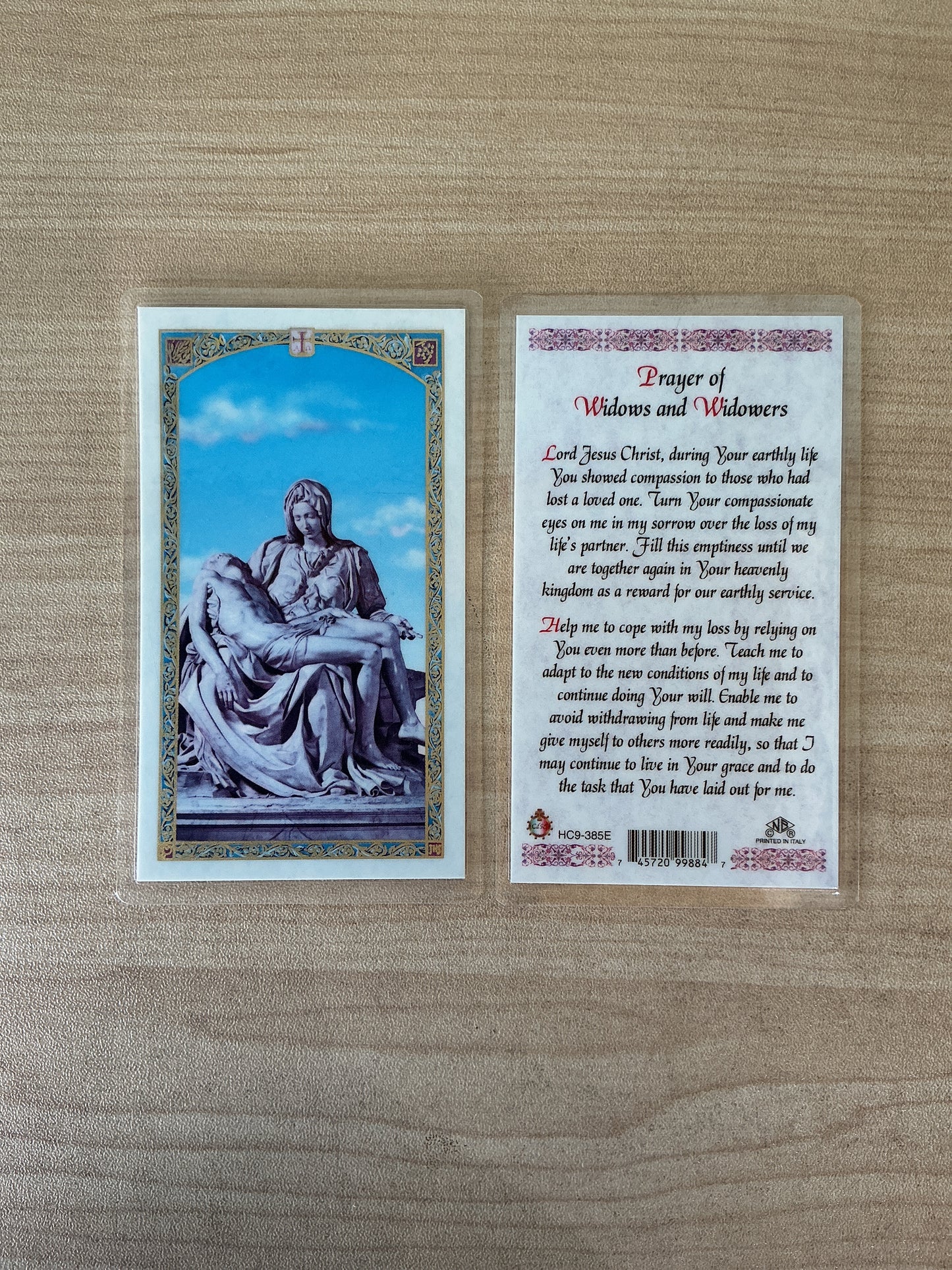 Prayer of Widows and Widowers