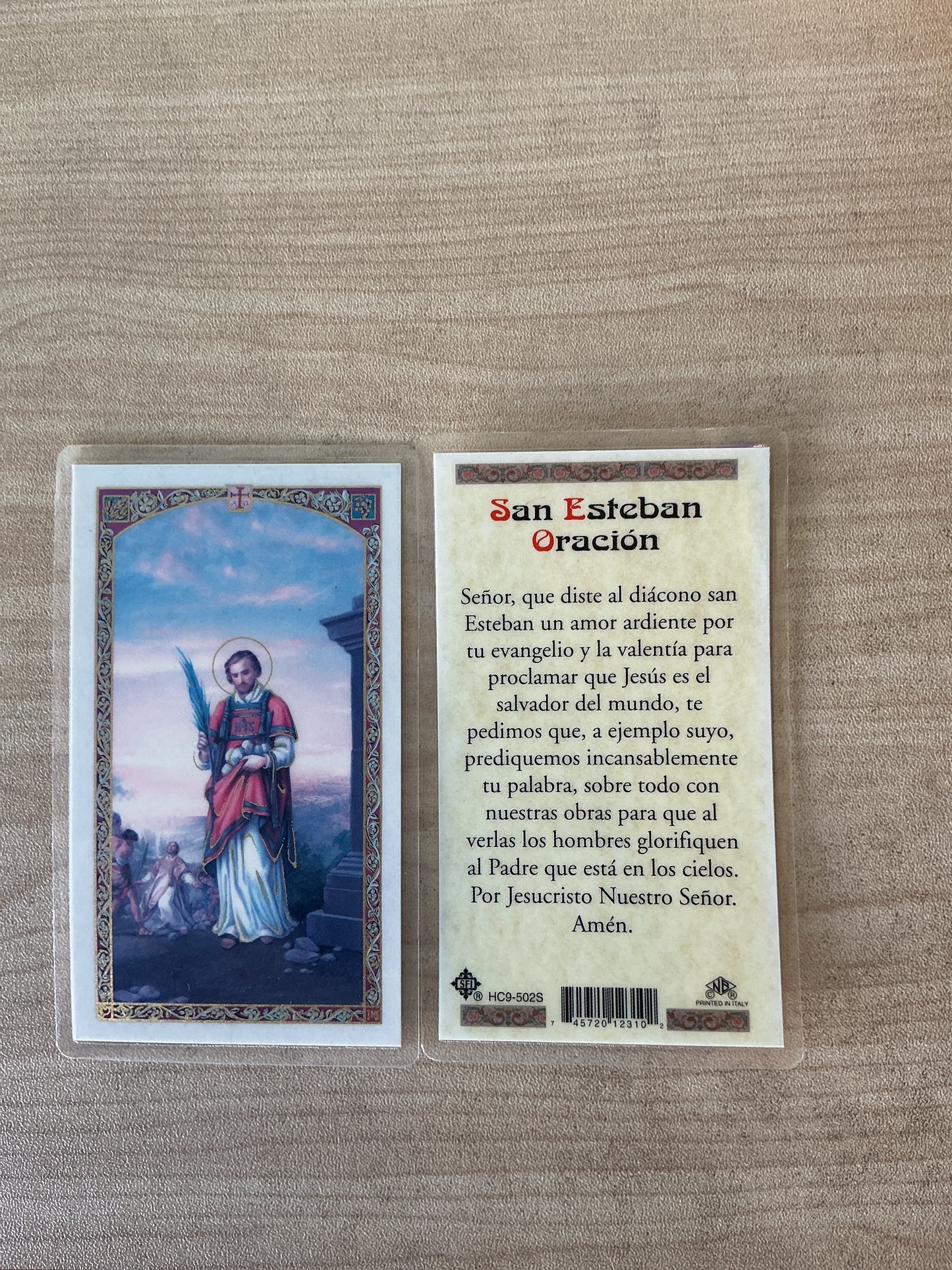 San Esteban Oración