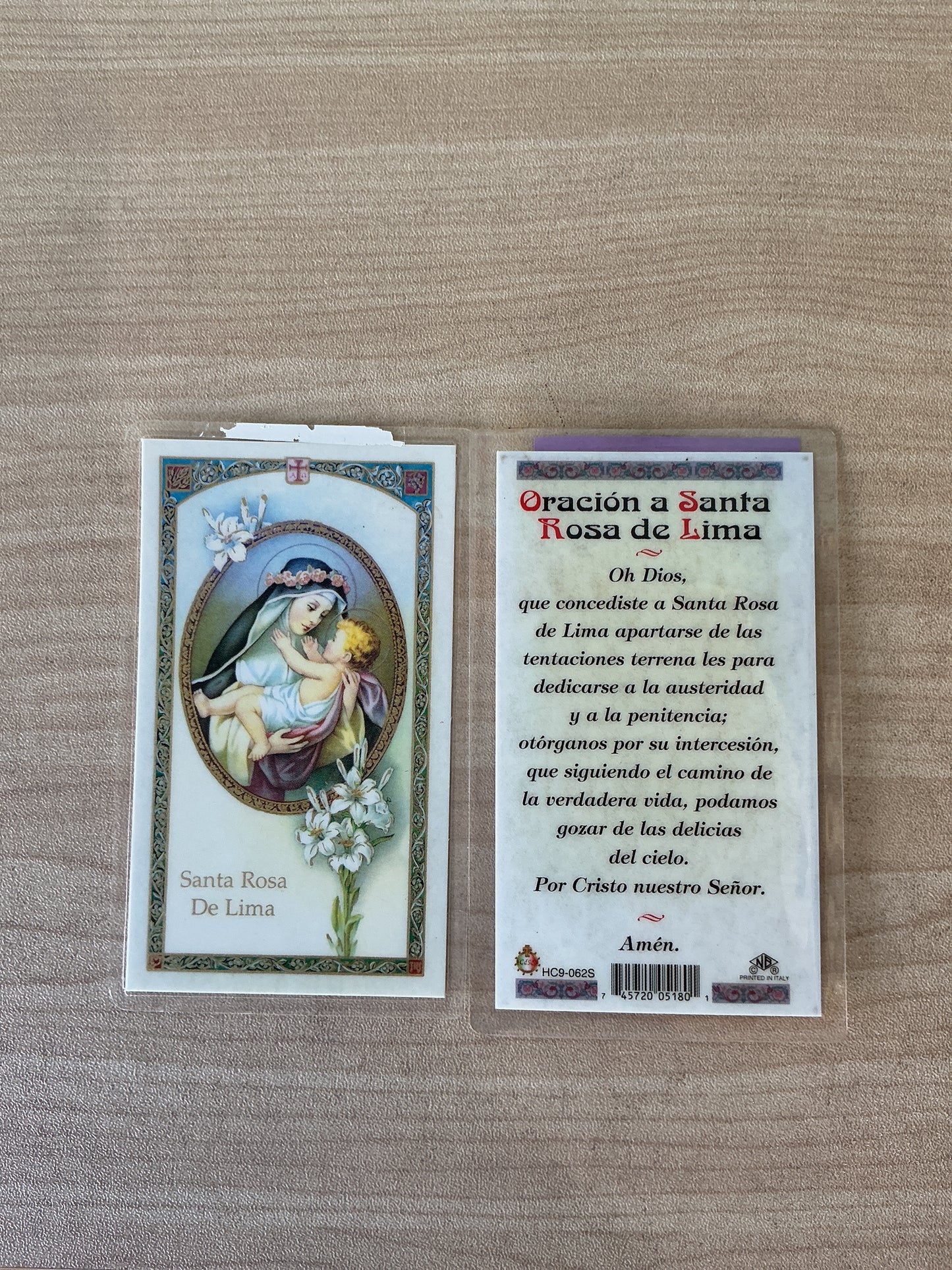 Oración a Santa Rosa de Lima