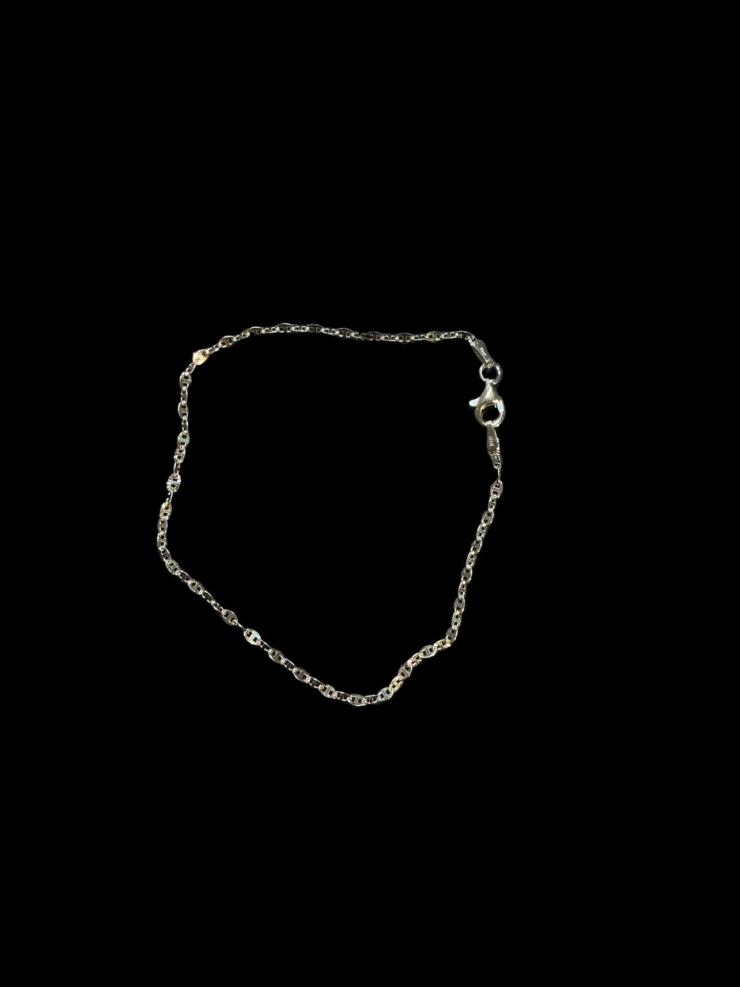Sterling Silver Solid Chain Bracelet 8.5