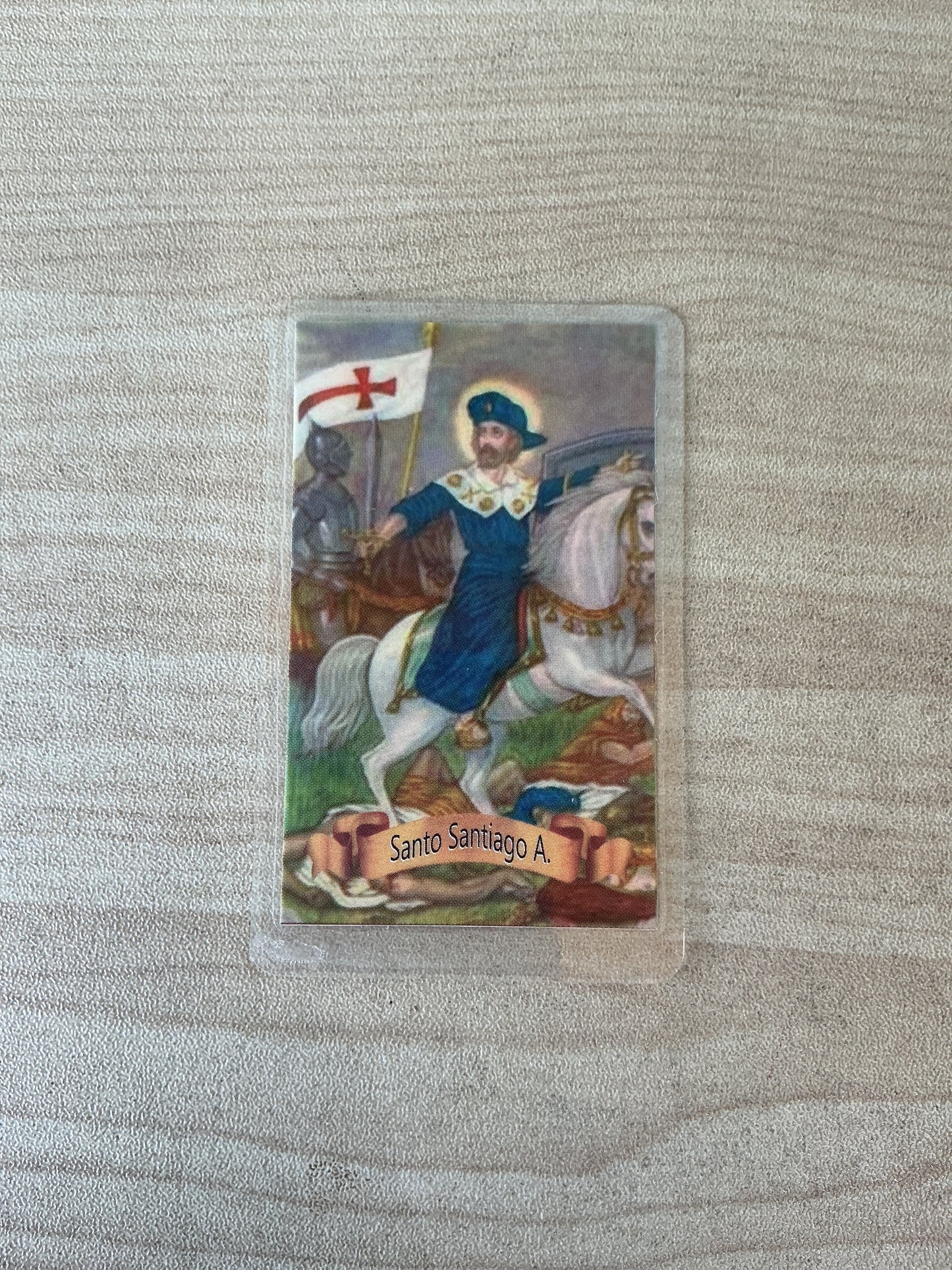 Tarjeta Oración - Santo Santiago