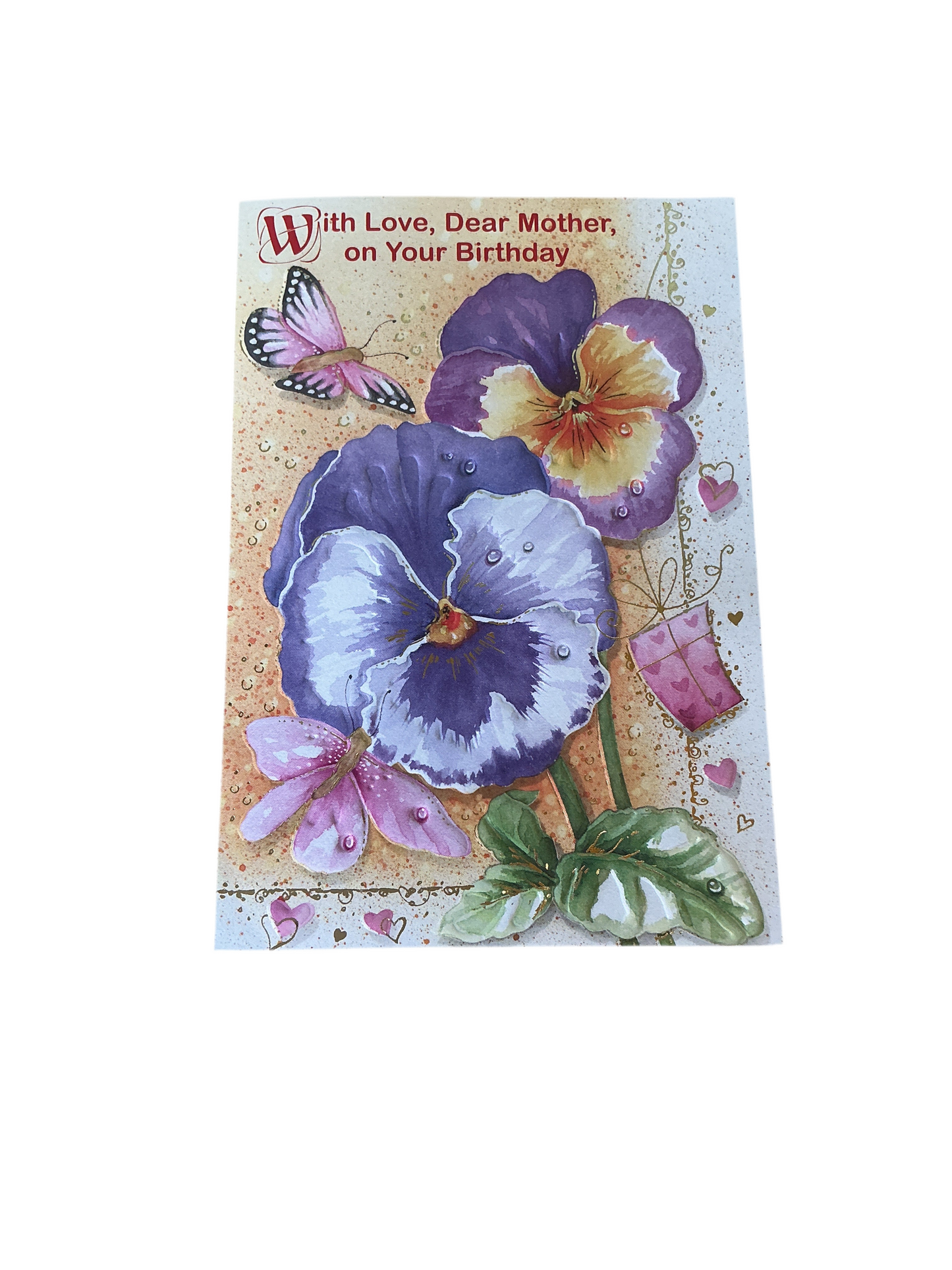 With Love, Dear Mother, on Your Birthday Card