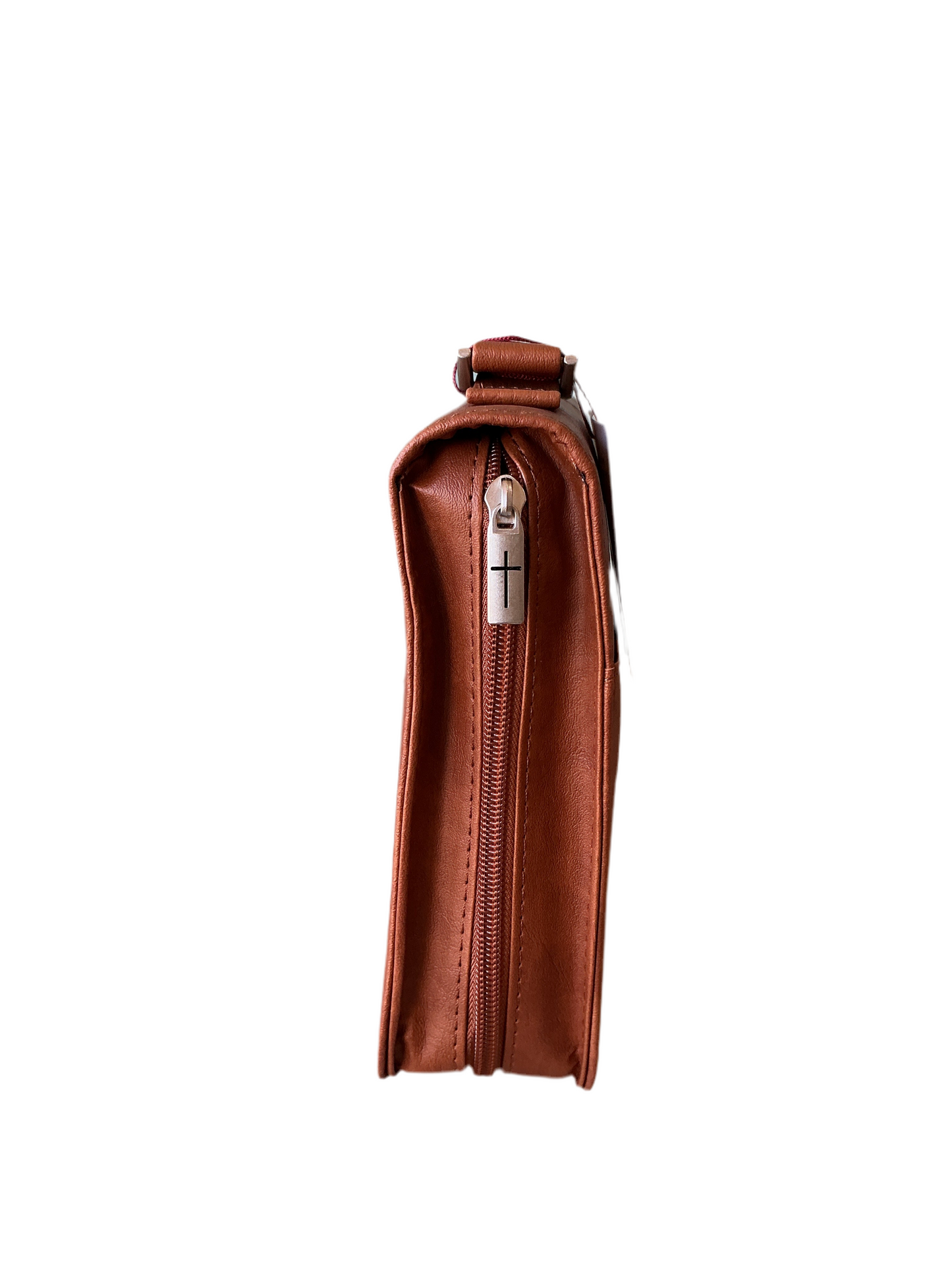 Bible Cover Classic Brown Faith Badge