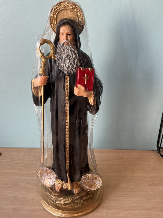 St. Benedit Statue 16"H