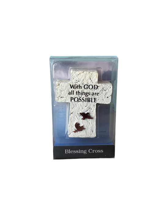 Blessing Cross 3"H