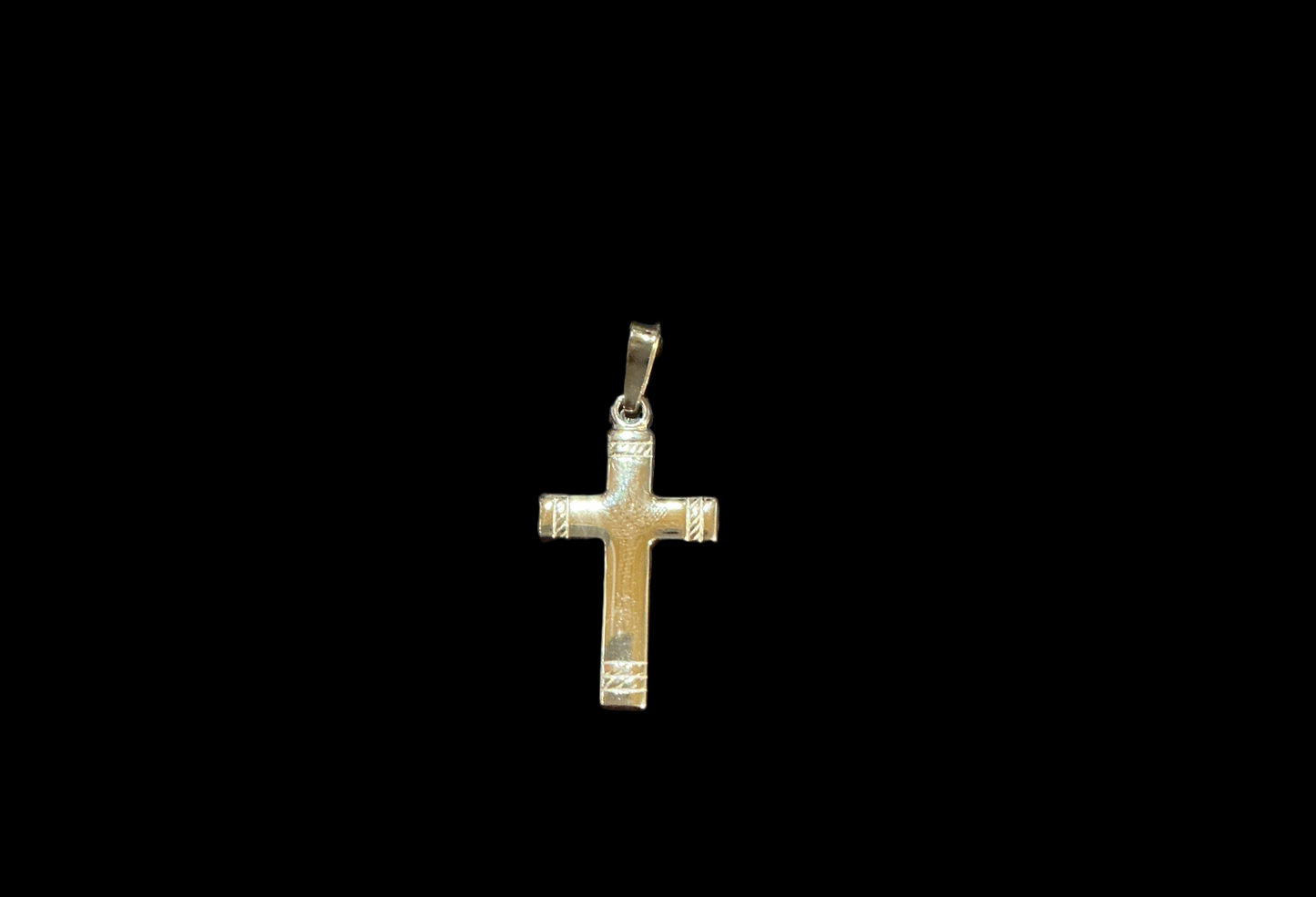 MEDAL SILVER CROSS 1.80”H