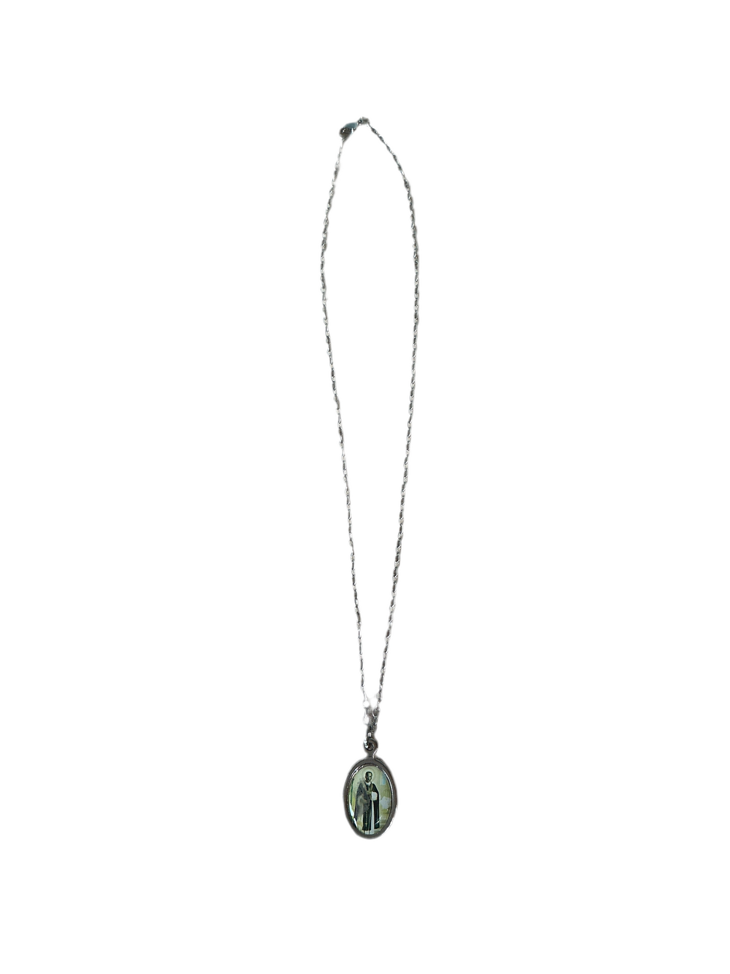 Oxy Medal San Martin de Porres with chain 22"H