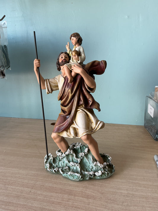 Saint Christopher 10"H