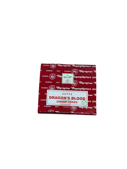 Satya Dragon's Blood Dhoop Cones Incense