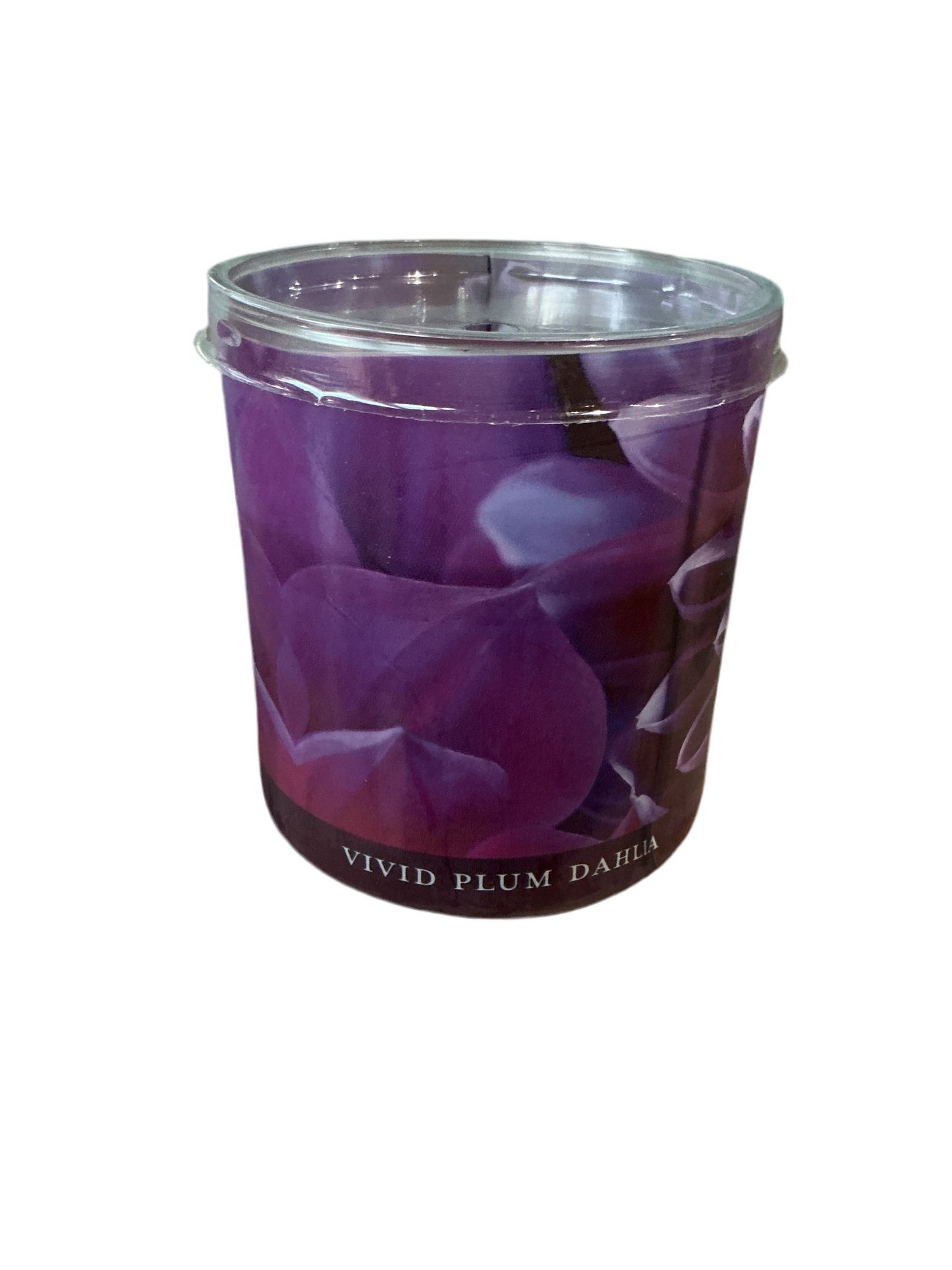 Vivid Plum Dahlia Candle