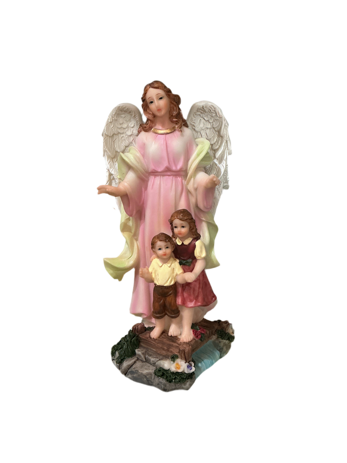 Guardian Angel Statue 8"H