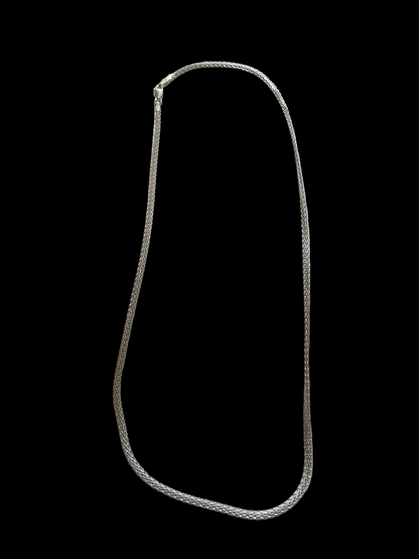 Silver Snake Chain 20"H