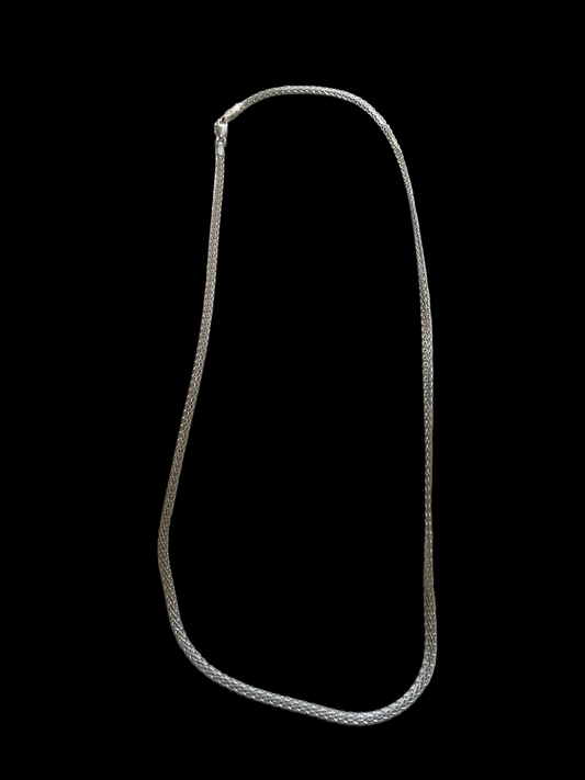Silver Snake Chain 20"H