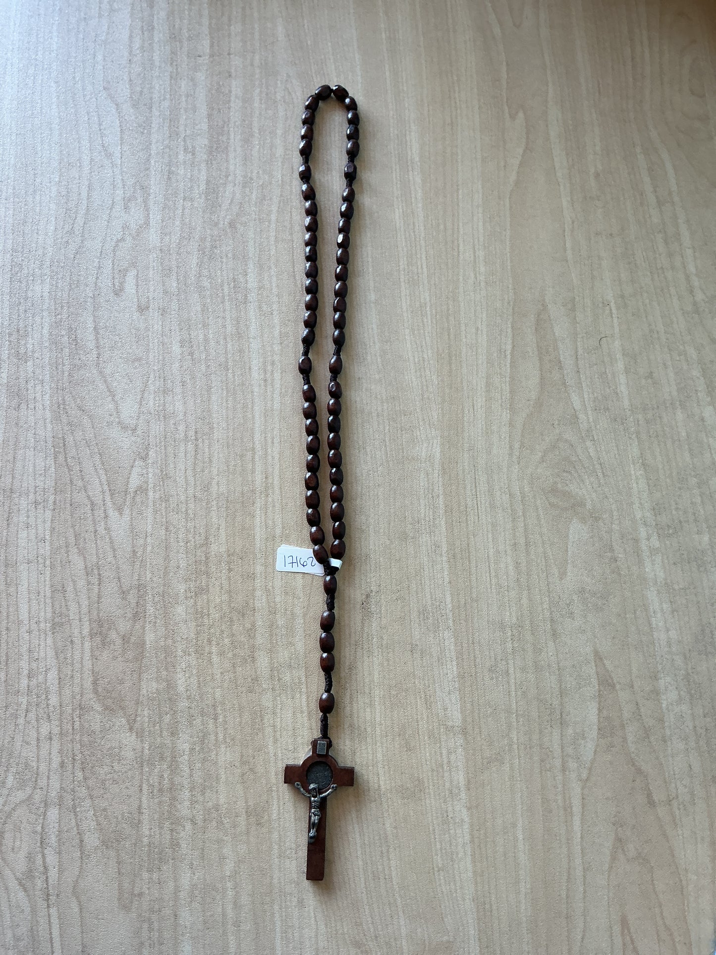 Wood Rosary - St. Benedict