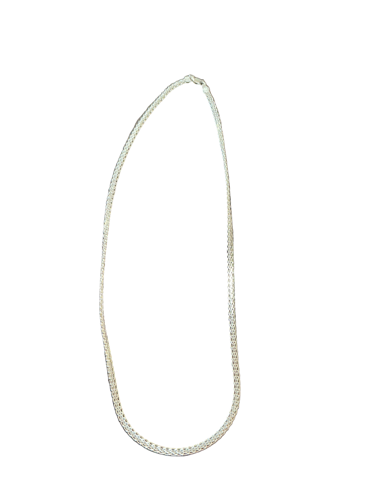 Silver snake Chain 20"H