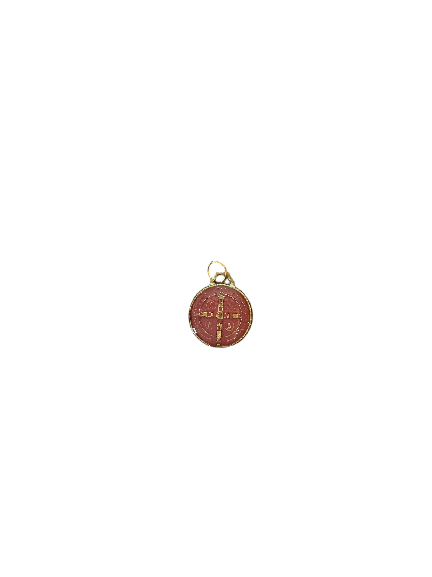 St. Benedict Medal color pink
