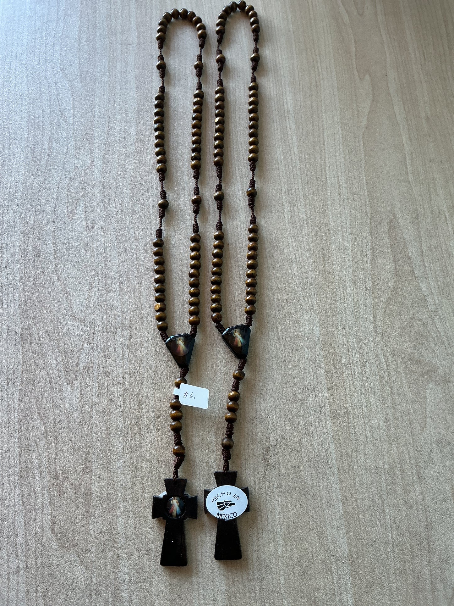 Wood Rosary - Divine Mercy