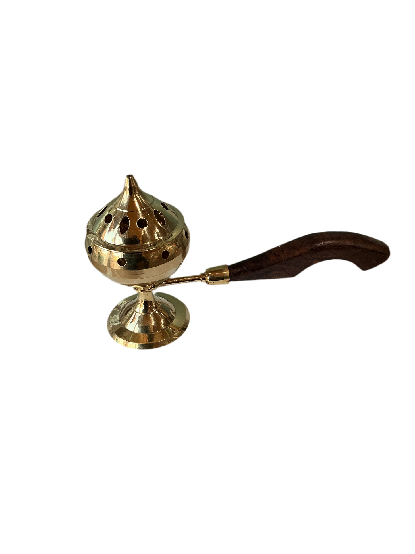 Gold Hanging Incense Burner 9”