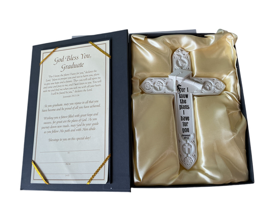 Graduation Boxed Cross