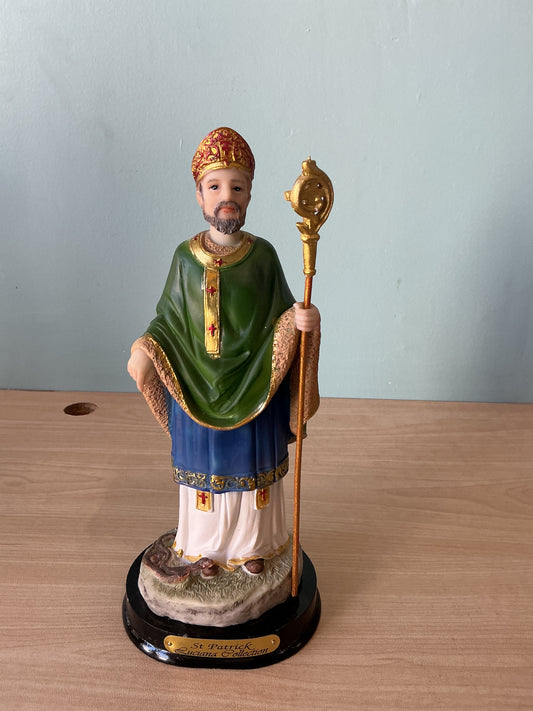St. Patrick Wooden Base 8"H