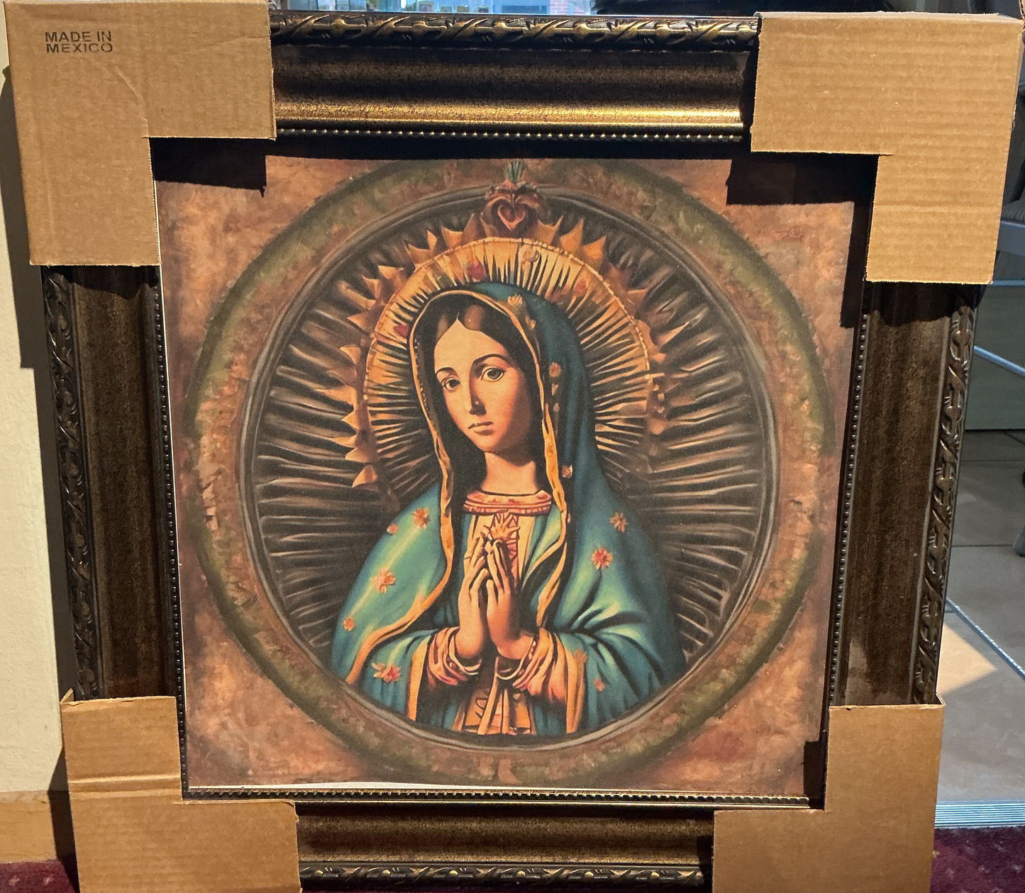 Picture 18x18"H - Virgen de Guadalupe