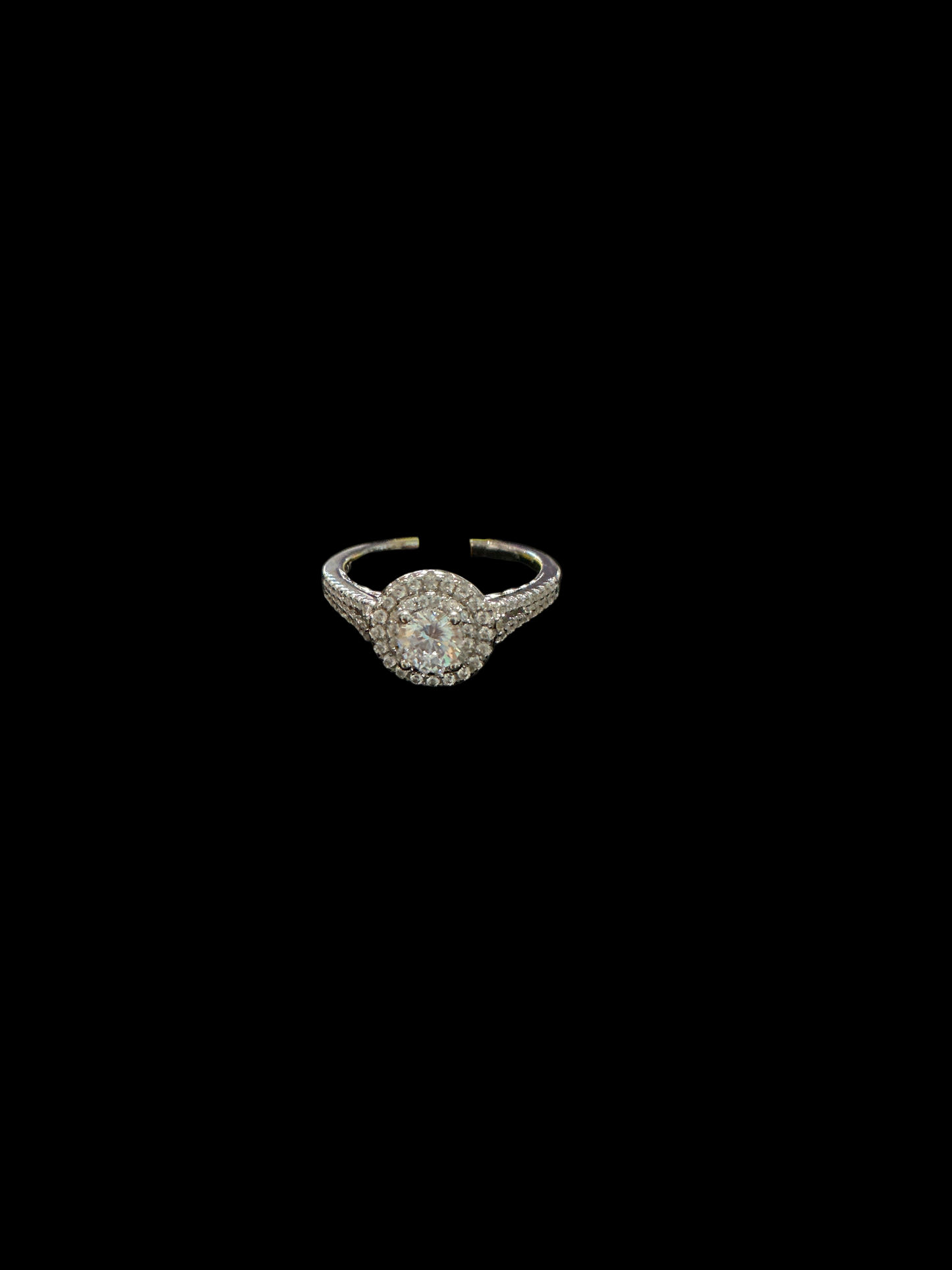 Sterling Silver Engagement Rings for Women Zirconia Wedding  or Promise Ring Size #7