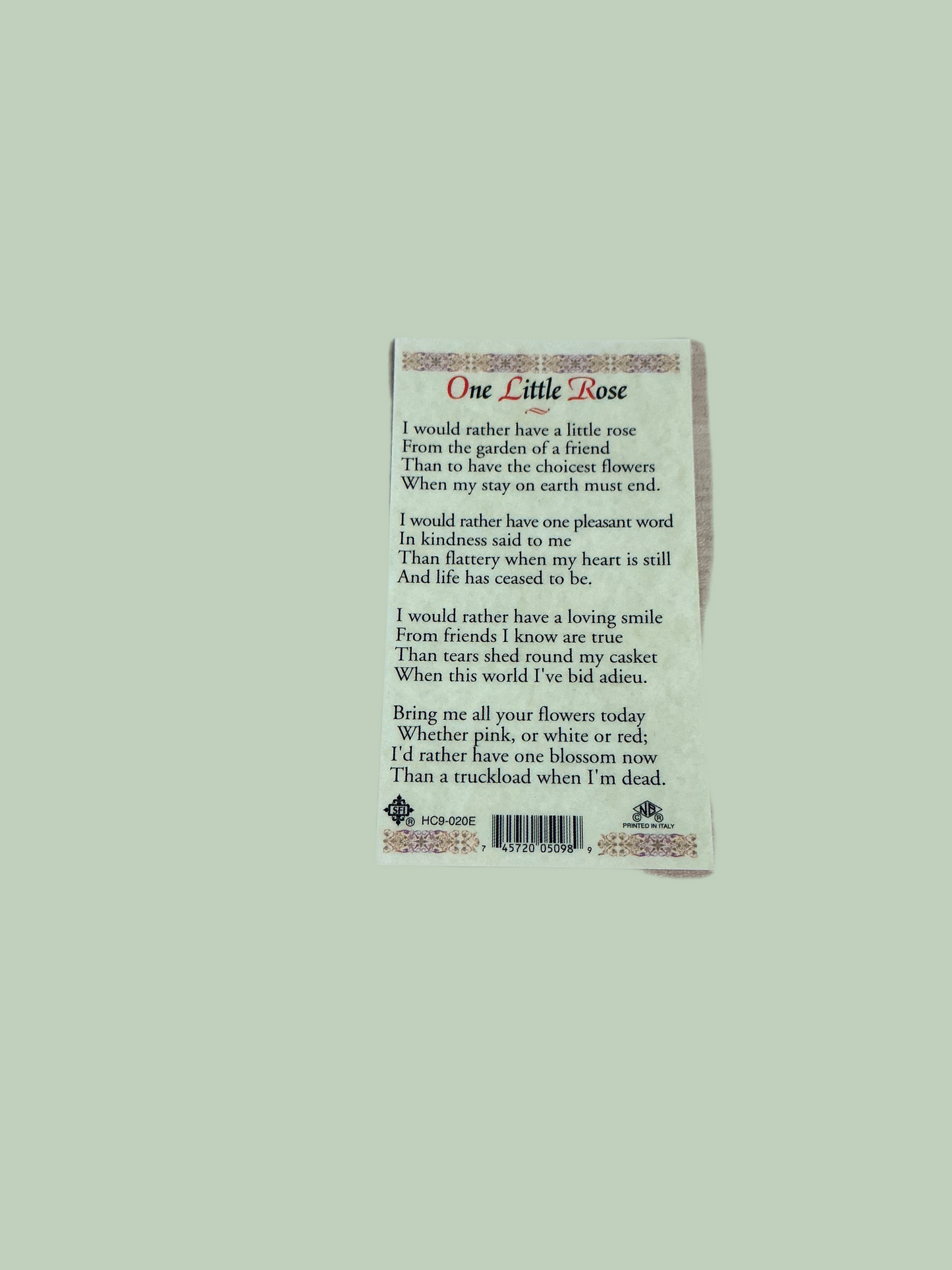 One Little Rose