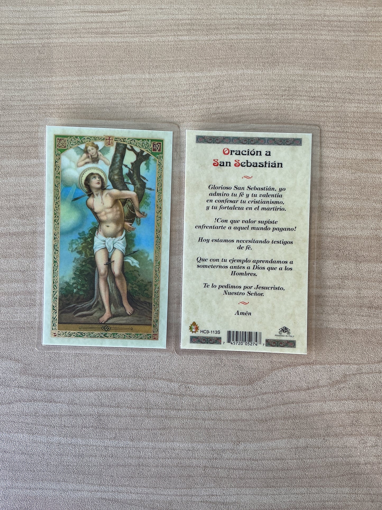 Oración a San Sebastián