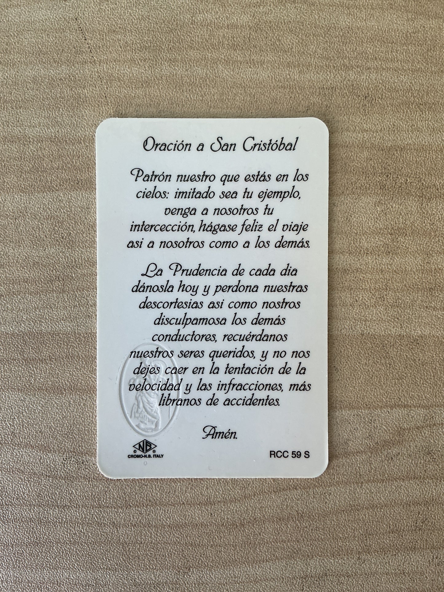 Oración a San Cristóbal