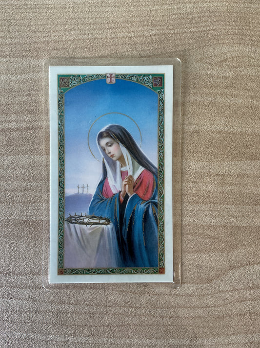 Oración a La Virgen Dolorosa
