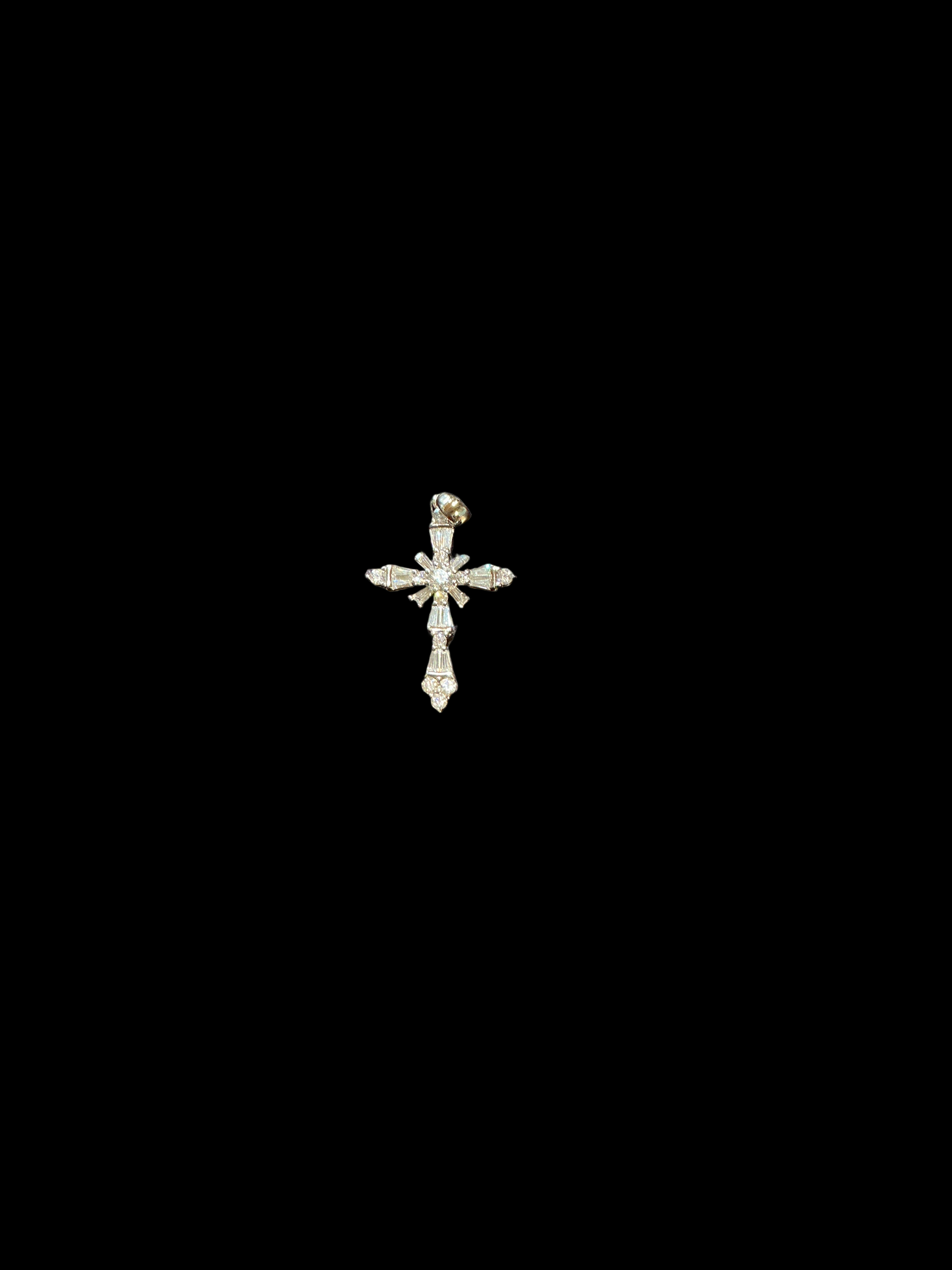 Medal Silver Crucifix Cross