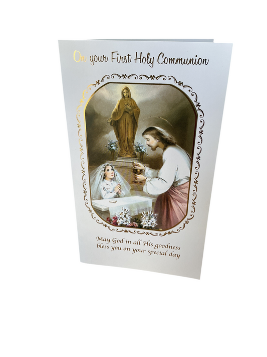 Greeting Card First Communion English
