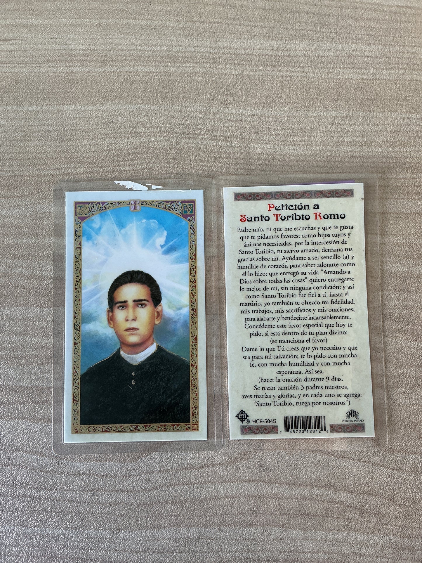 Petición a Santo Romero Toribio Romo