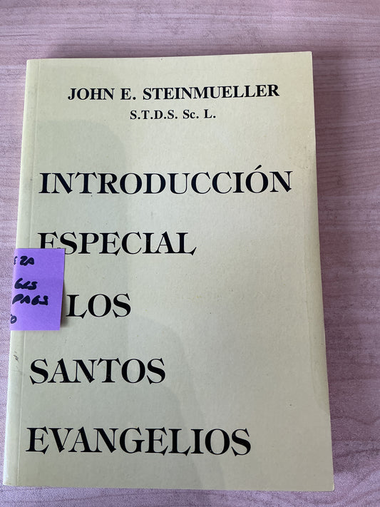 Introducción Especial a los Santos Evangelios