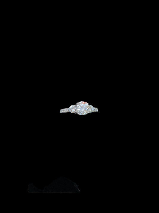 Sterling Silver Engagement Rings for Women Zirconia Wedding  or Promise Ring Size #8