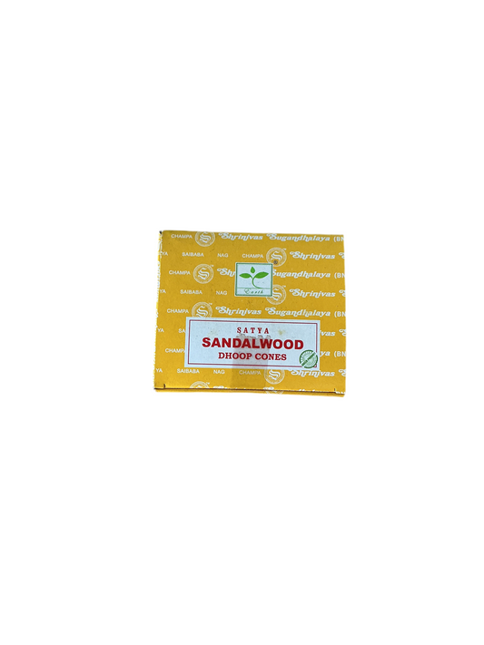 Satya Sandalwood Dhoop Cones Incense