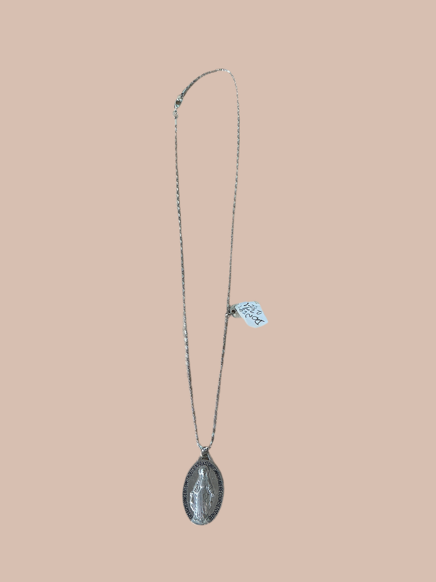 Oxy medal with chain - Milagrosa
