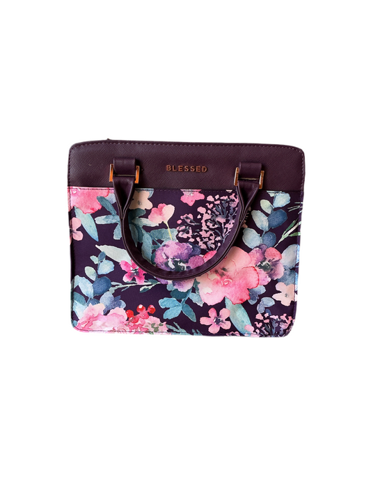 Bible Cover Fashion Purple Floral