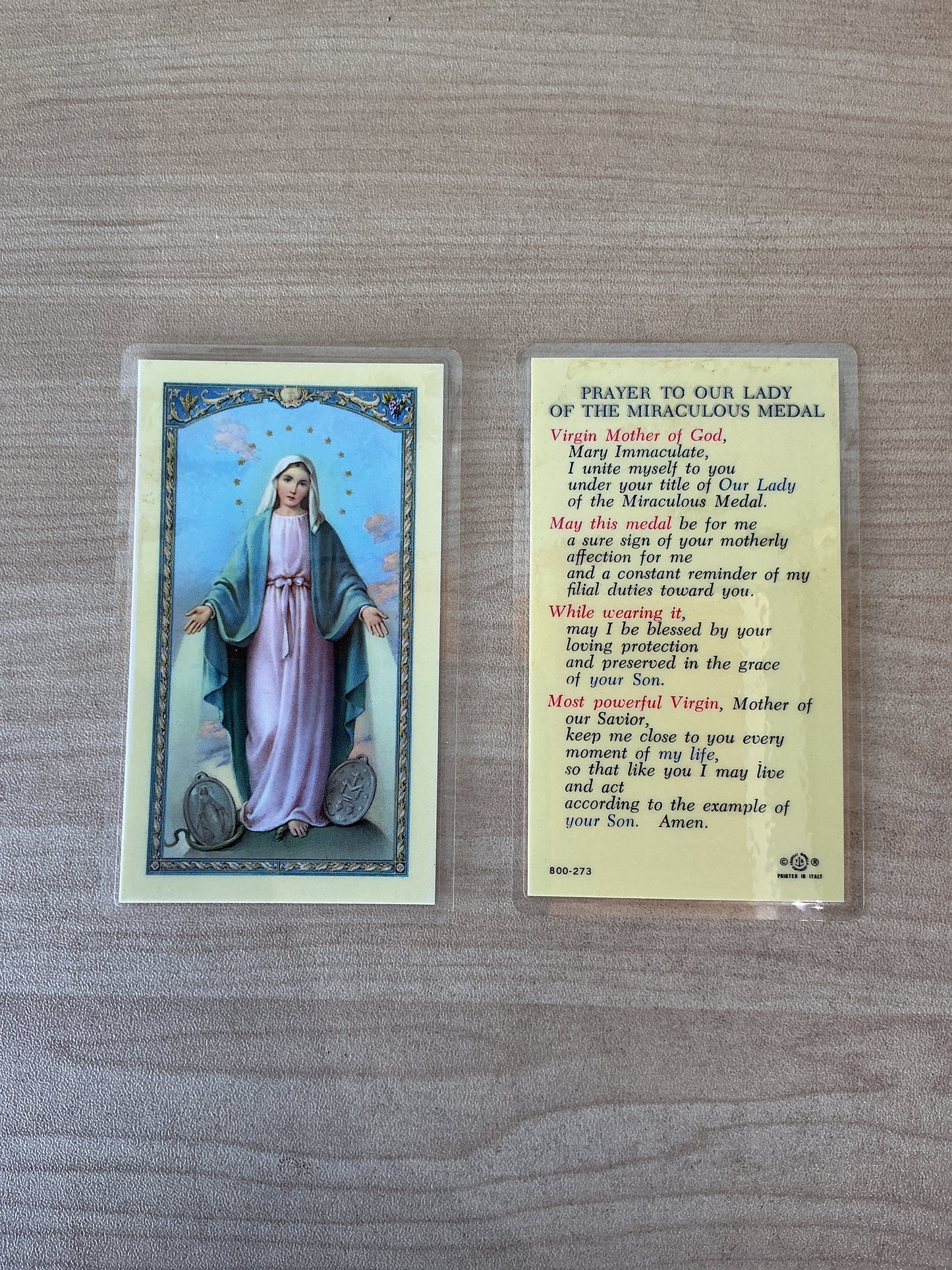 Prayer to Our Lady of The Miraculous Medal