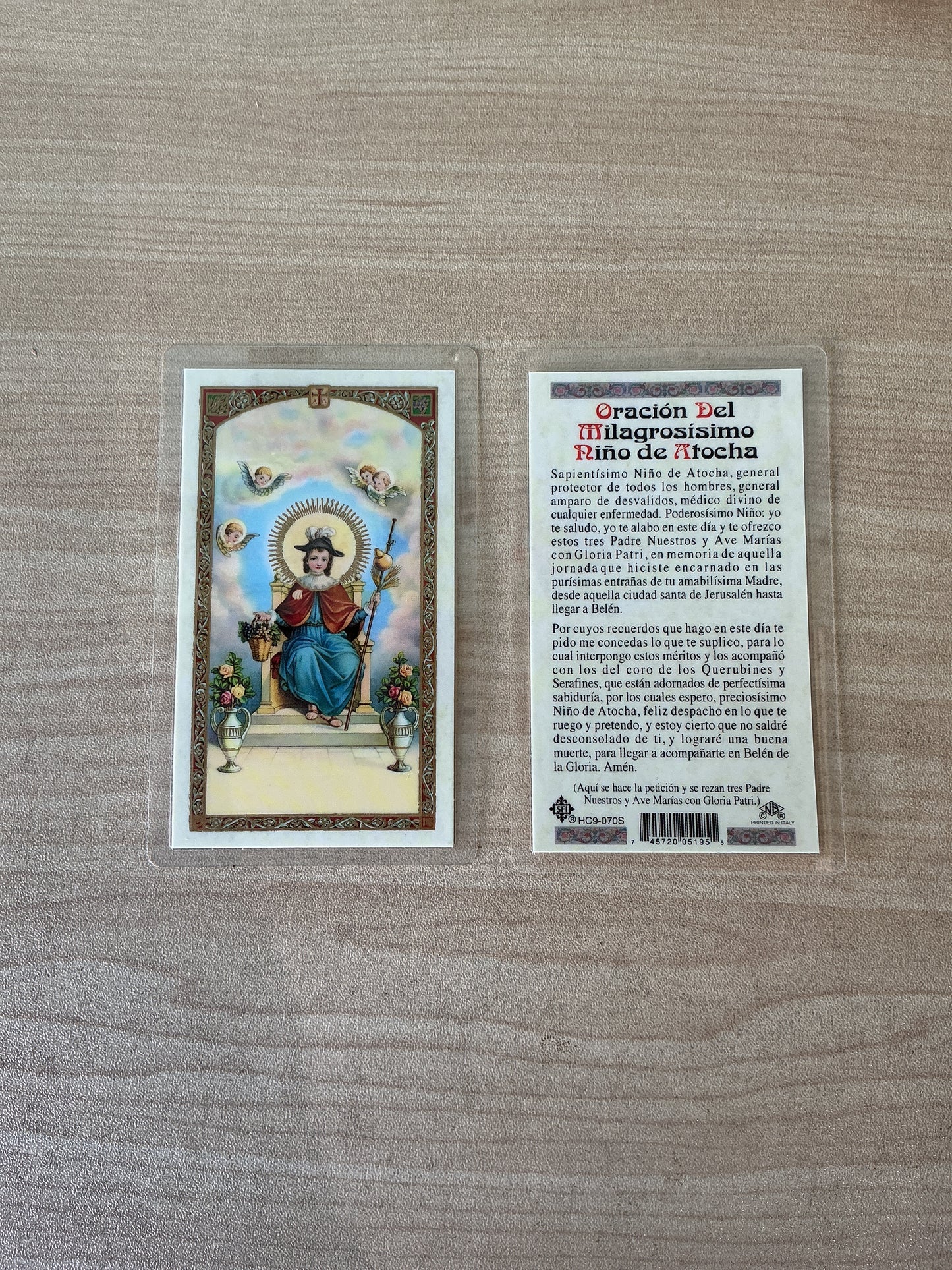 Oración del Milagrosísimo Niño de Atocha
