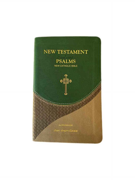 New Testament -Psalms - New Catholic Bible color green