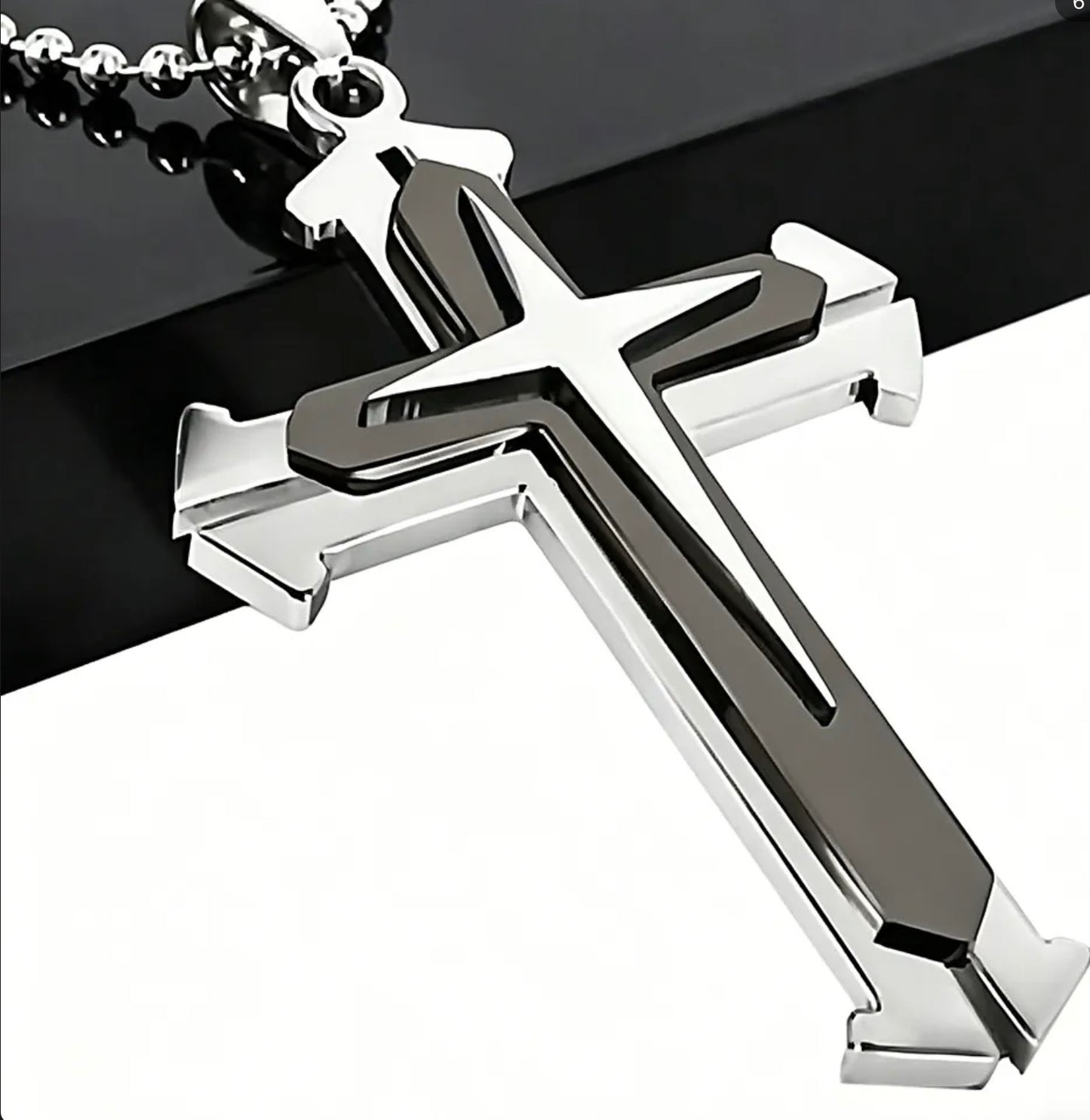 Collar Con Colgante De Cruz