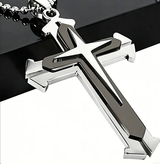 Collar Con Colgante De Cruz